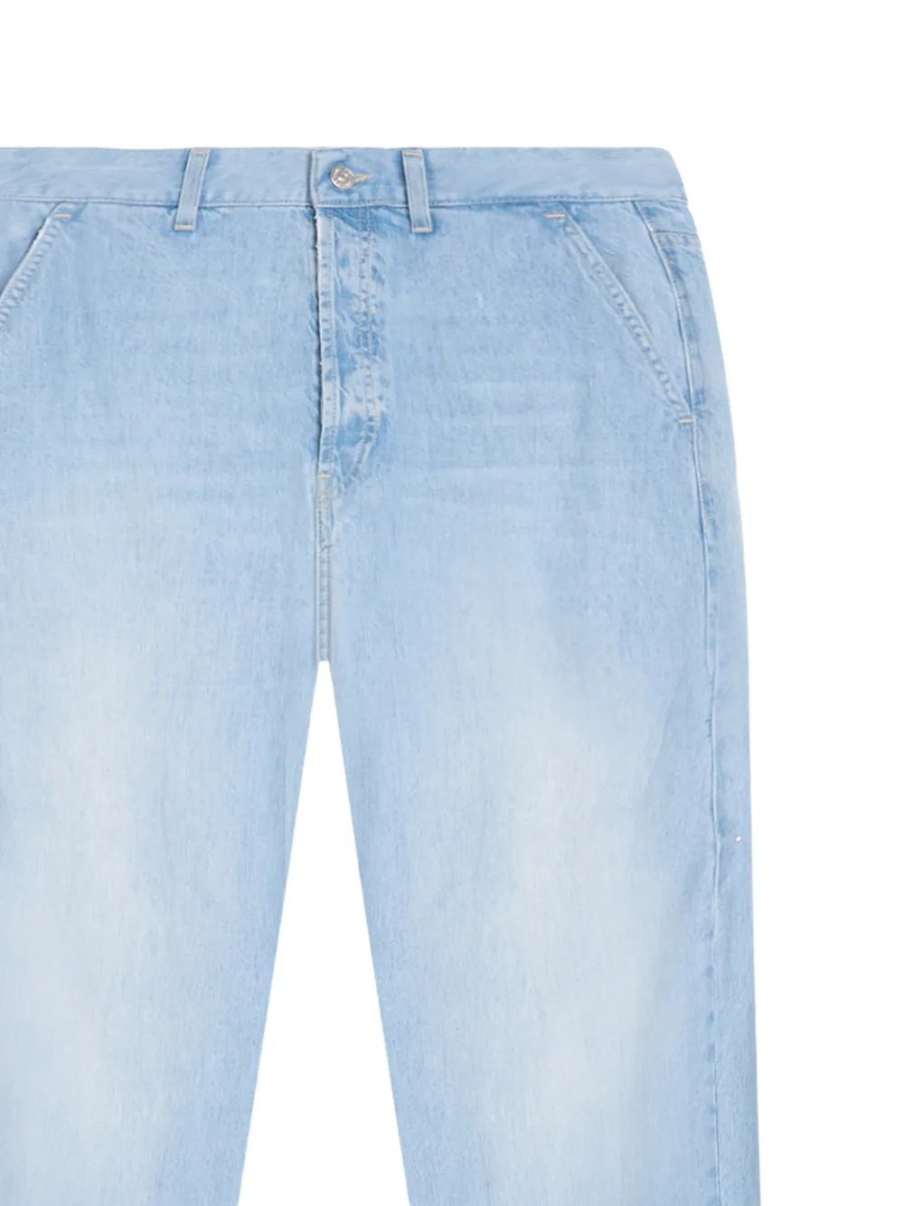 Diagonal-Pocket Jeans
