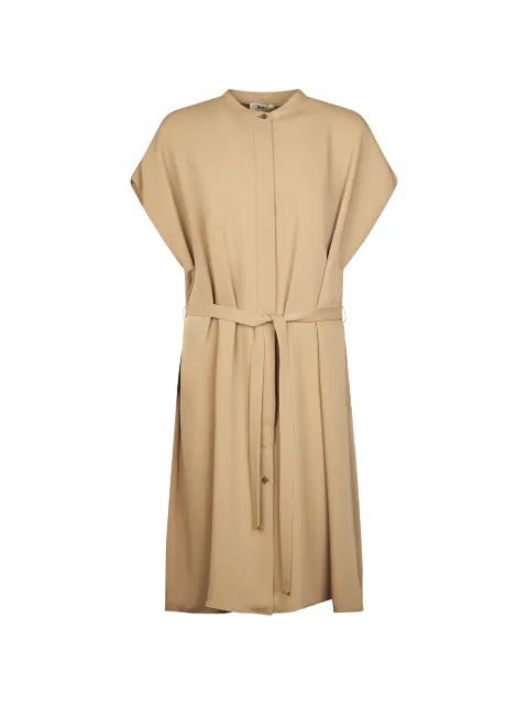 Herno belted midi dress