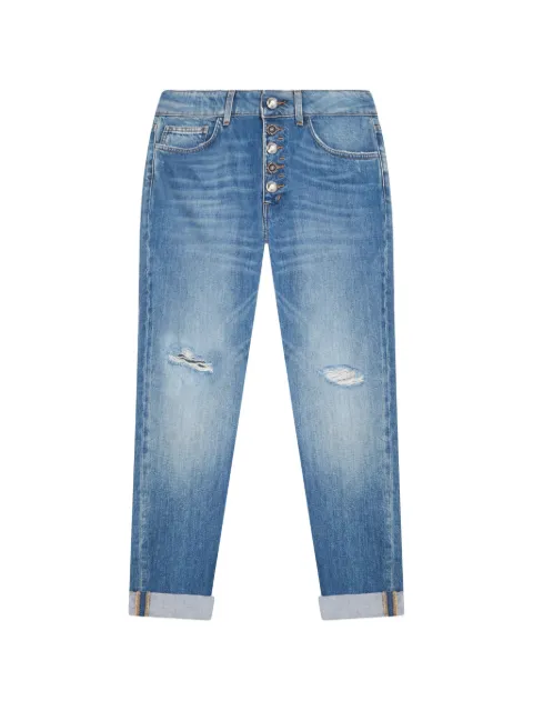 DONDUP ripped buttoned jeans