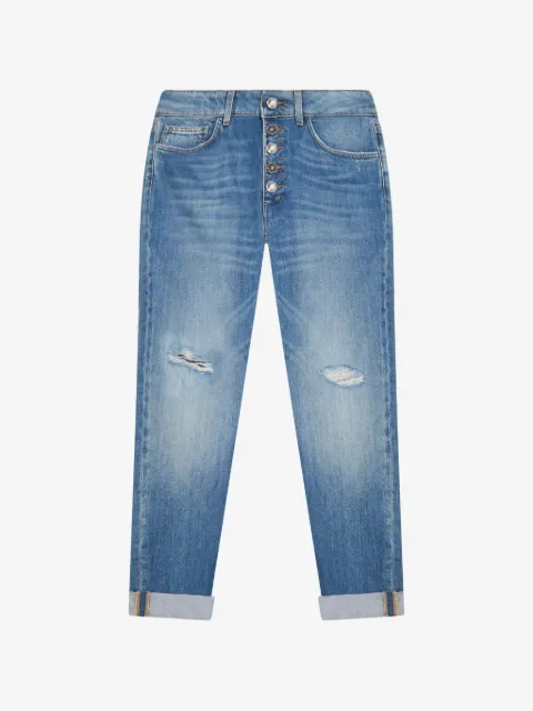 DONDUP ripped buttoned jeans