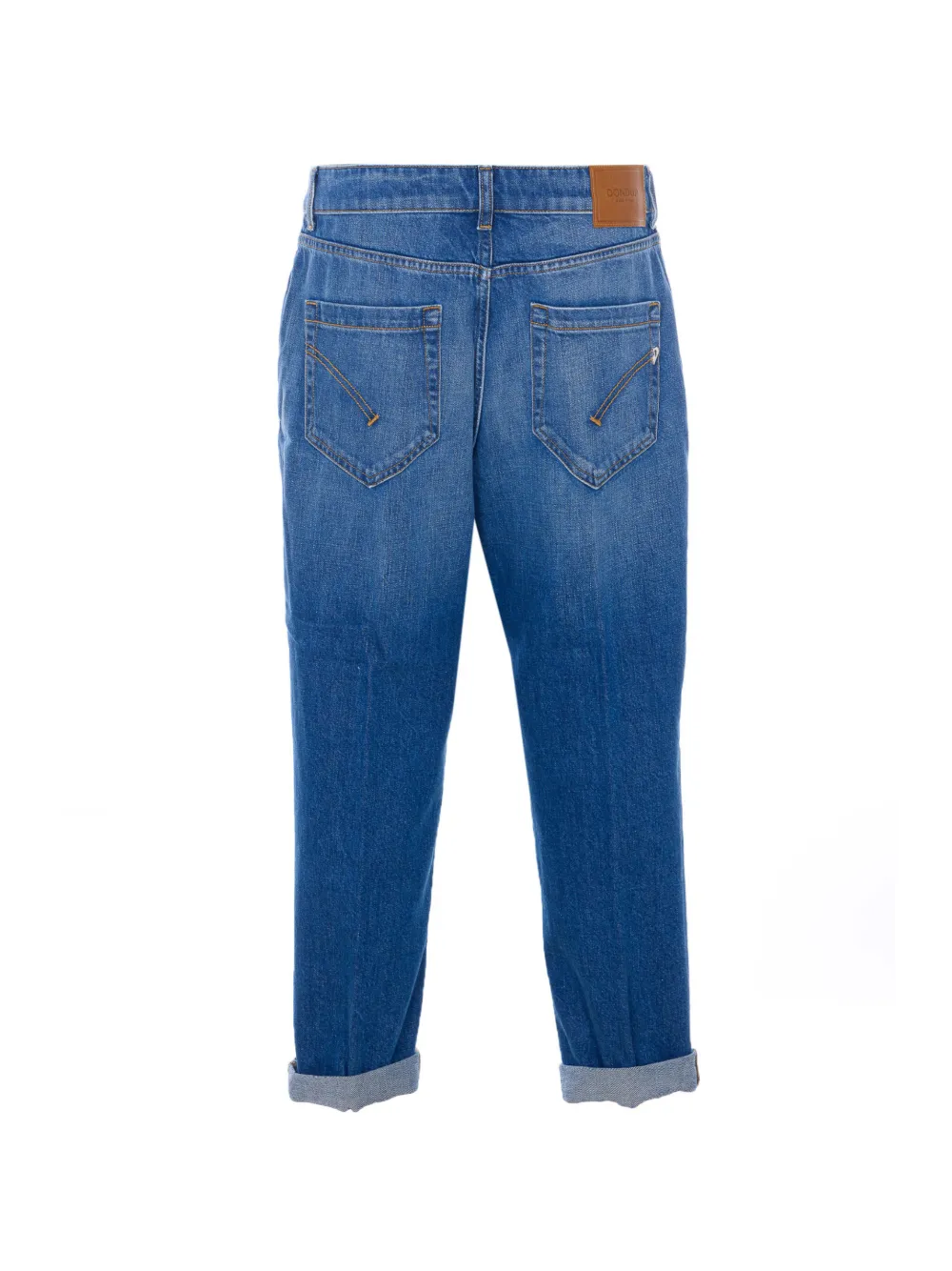 DONDUP Gerafelde jeans met knopen Blauw