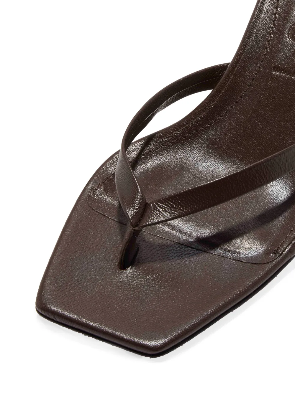 Aeyde vierkante sandalen Bruin