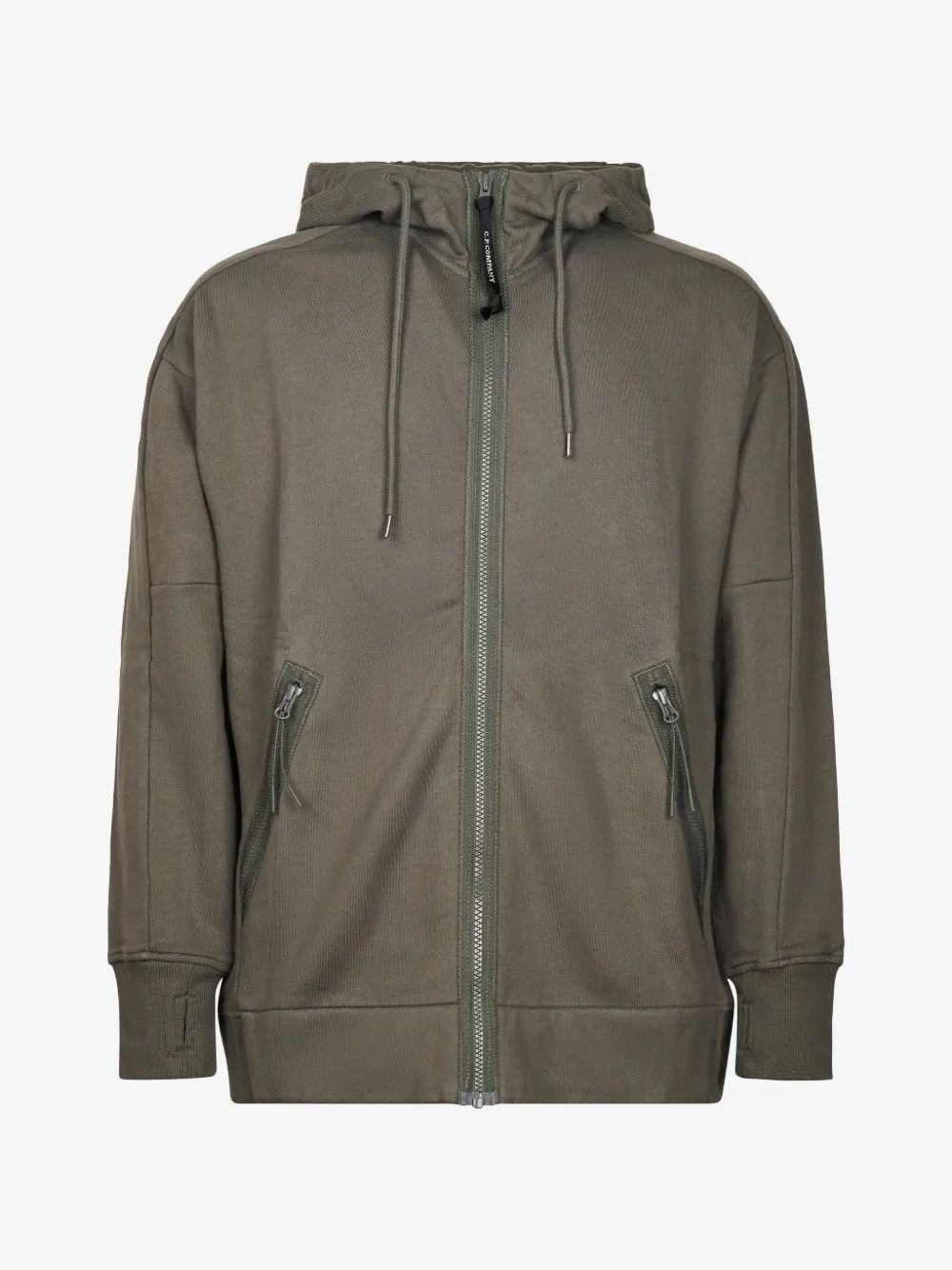 C.P. Company zip hooded sweatshirt | Green | Image 1