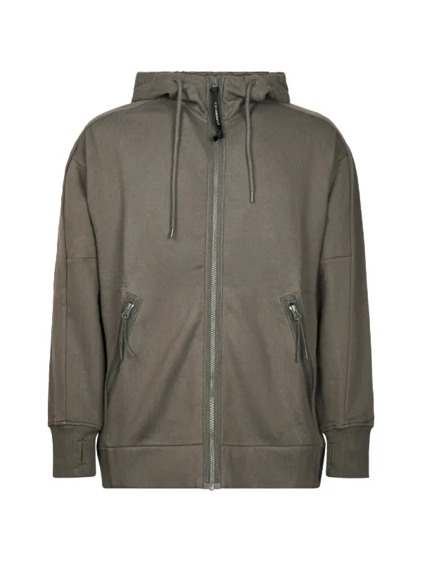 C.P. Company ジップ スウェットパーカー | グリーン | FARFETCH JP
