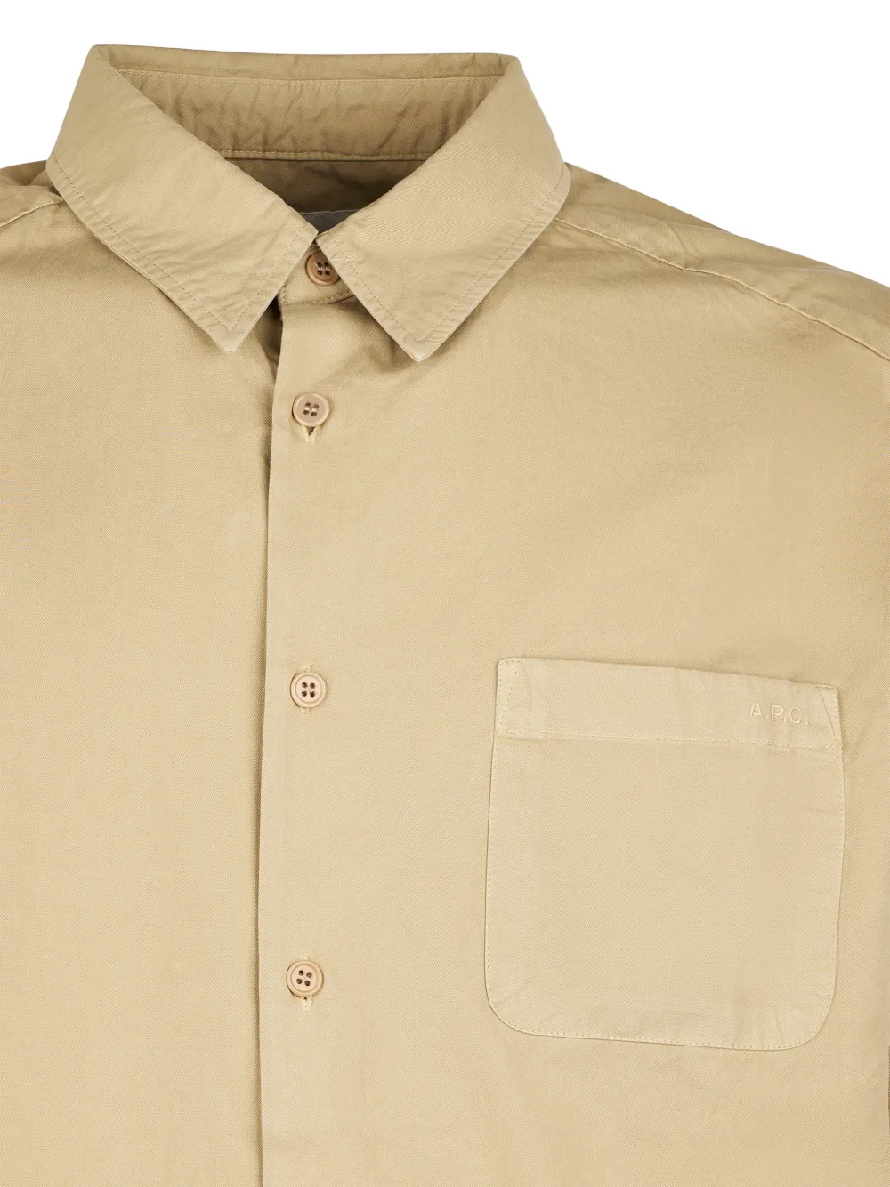  A.p.c. Pocket Shirt - Neutrals 