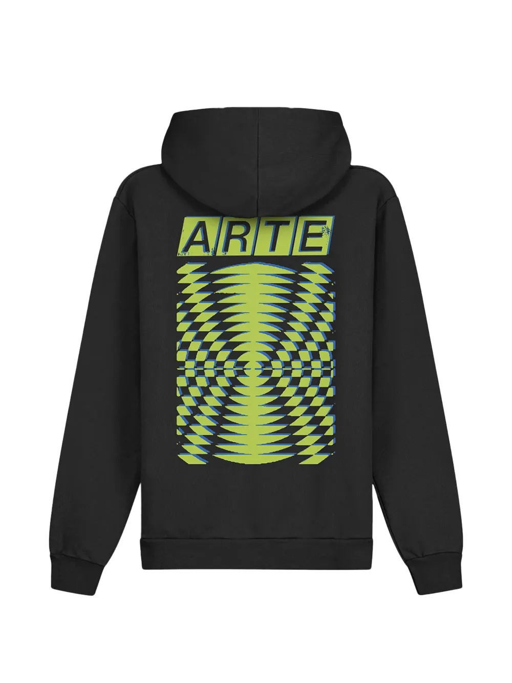 Arte Antwerp Felpa con stampa grafica - Nero