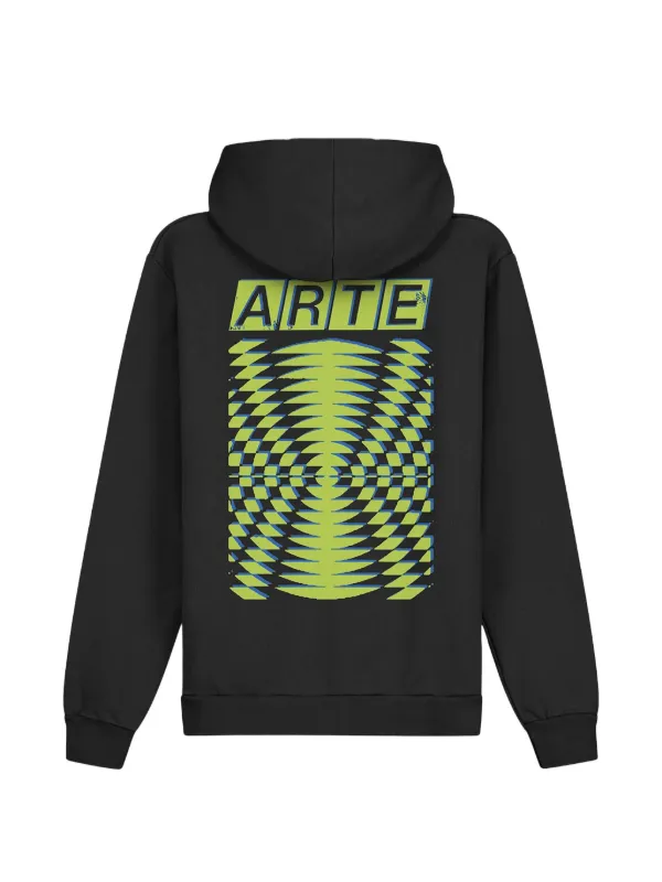 Arte Antwerp グラフィック パーカー | ブラック | FARFETCH JP