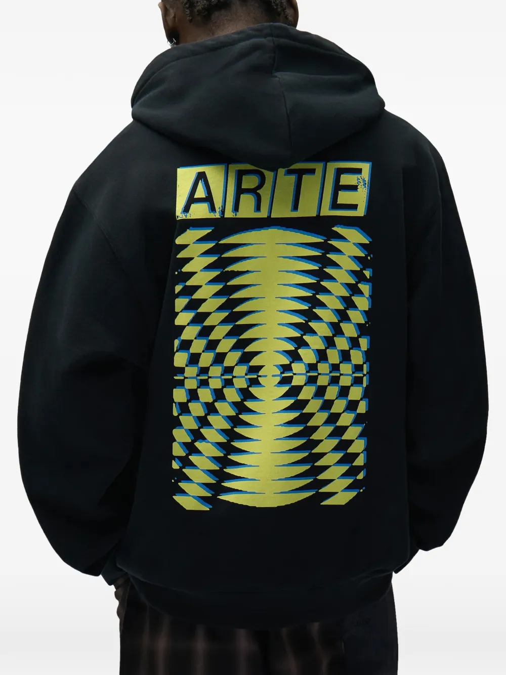 Arte Antwerp Grafische hoodie Zwart