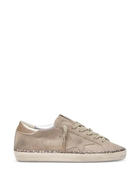 Golden Goose tenis Super Star de piel con estrella de glitter