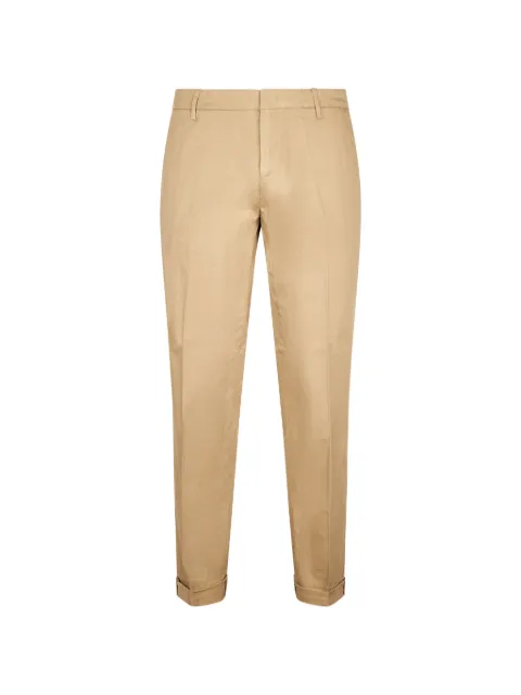 DONDUP logo-plaque turn-up trousers