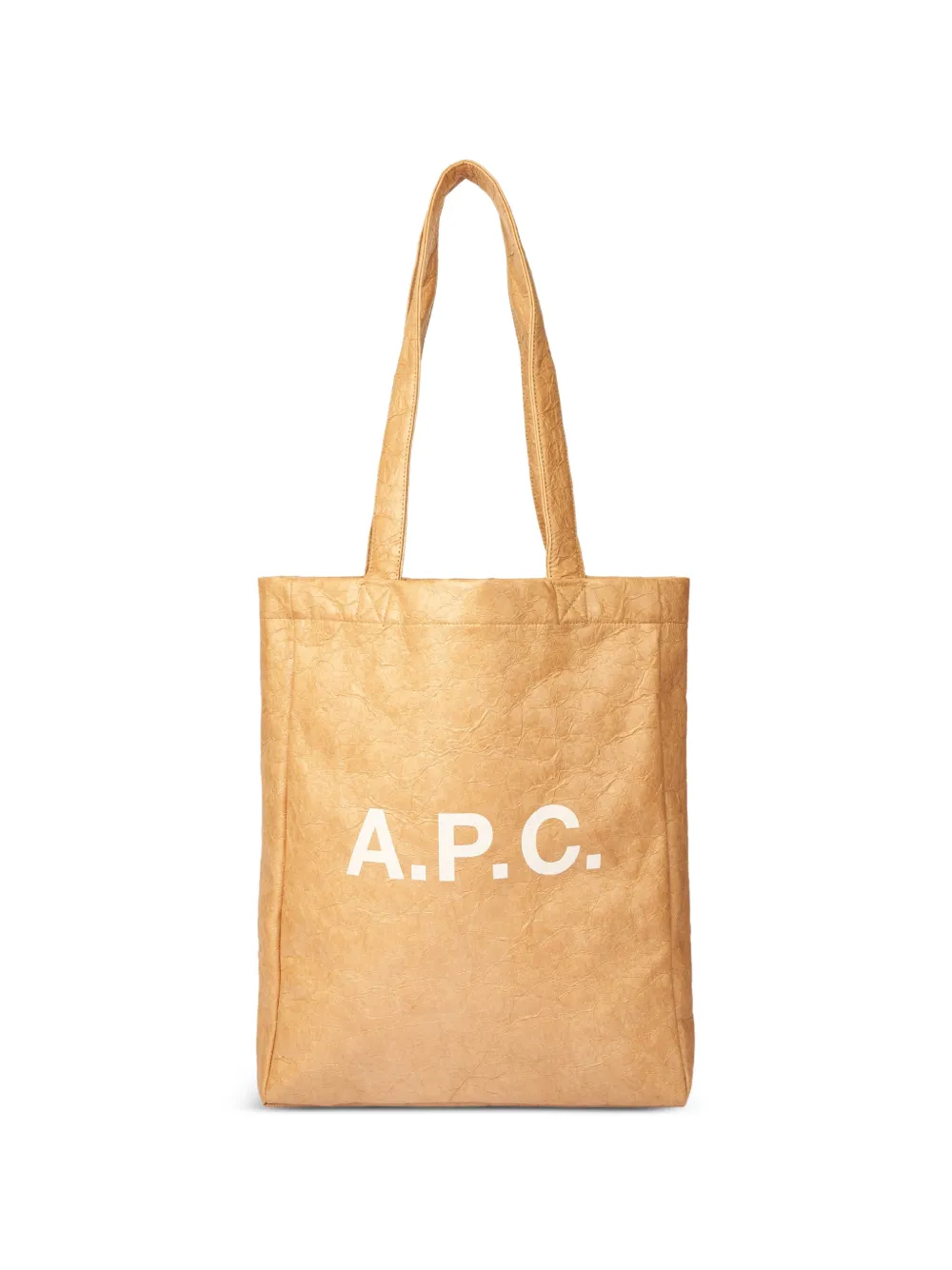 A.P.C. textured shoulder bag - Nude
