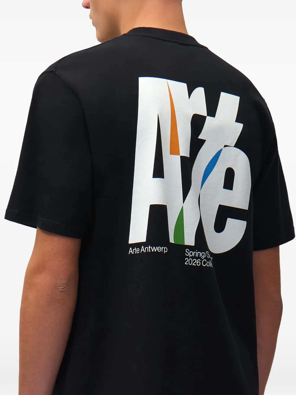 Arte Antwerp T-shirt met logo Zwart