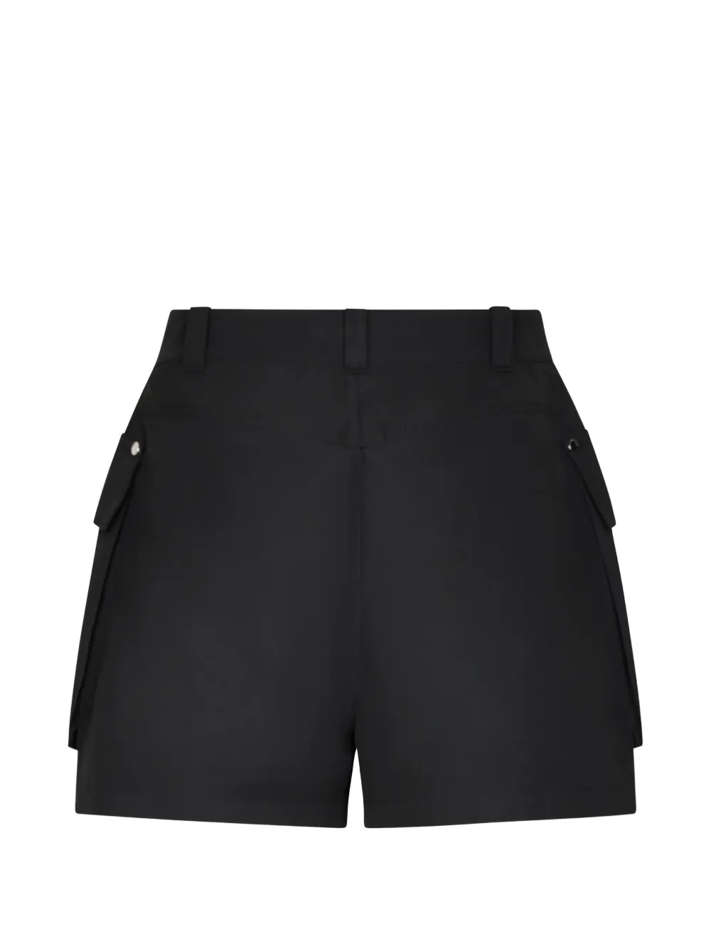 Moose Knuckles Shorts met logoplakkaat Zwart