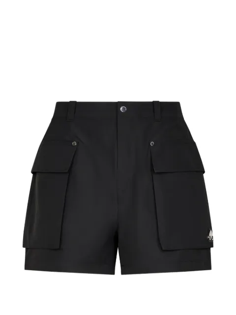 Moose Knuckles logo-plaque cargo shorts