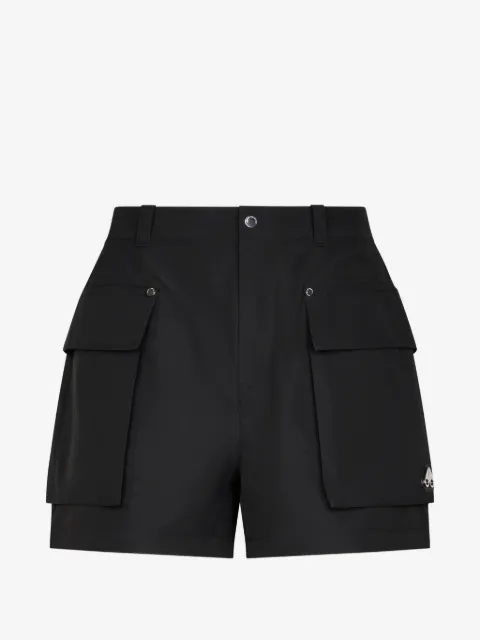 Moose Knuckles logo-plaque cargo shorts
