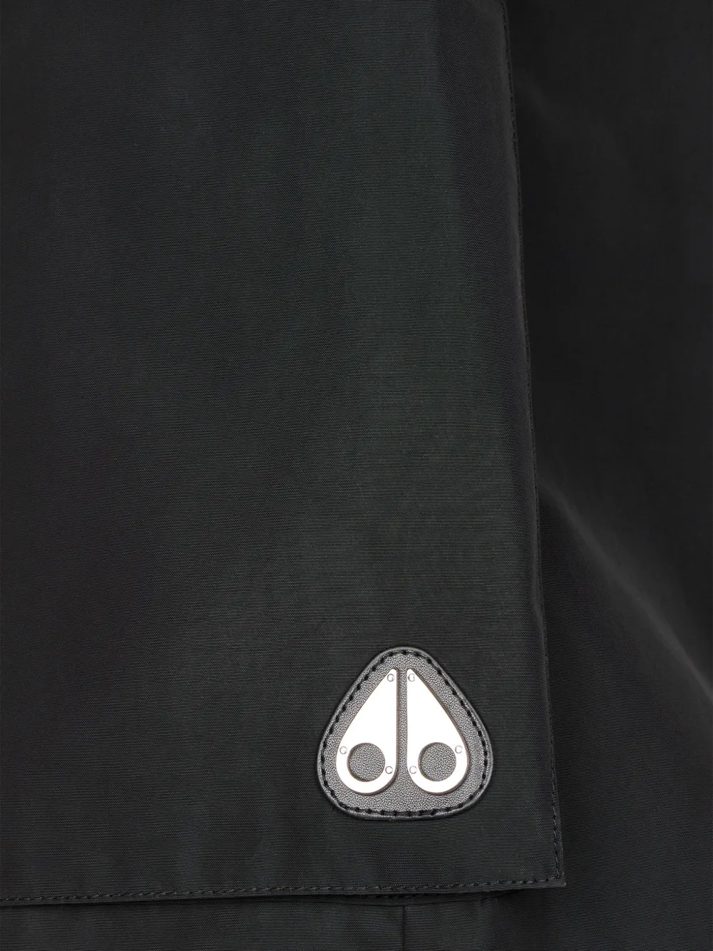 Moose Knuckles Shorts met logoplakkaat Zwart