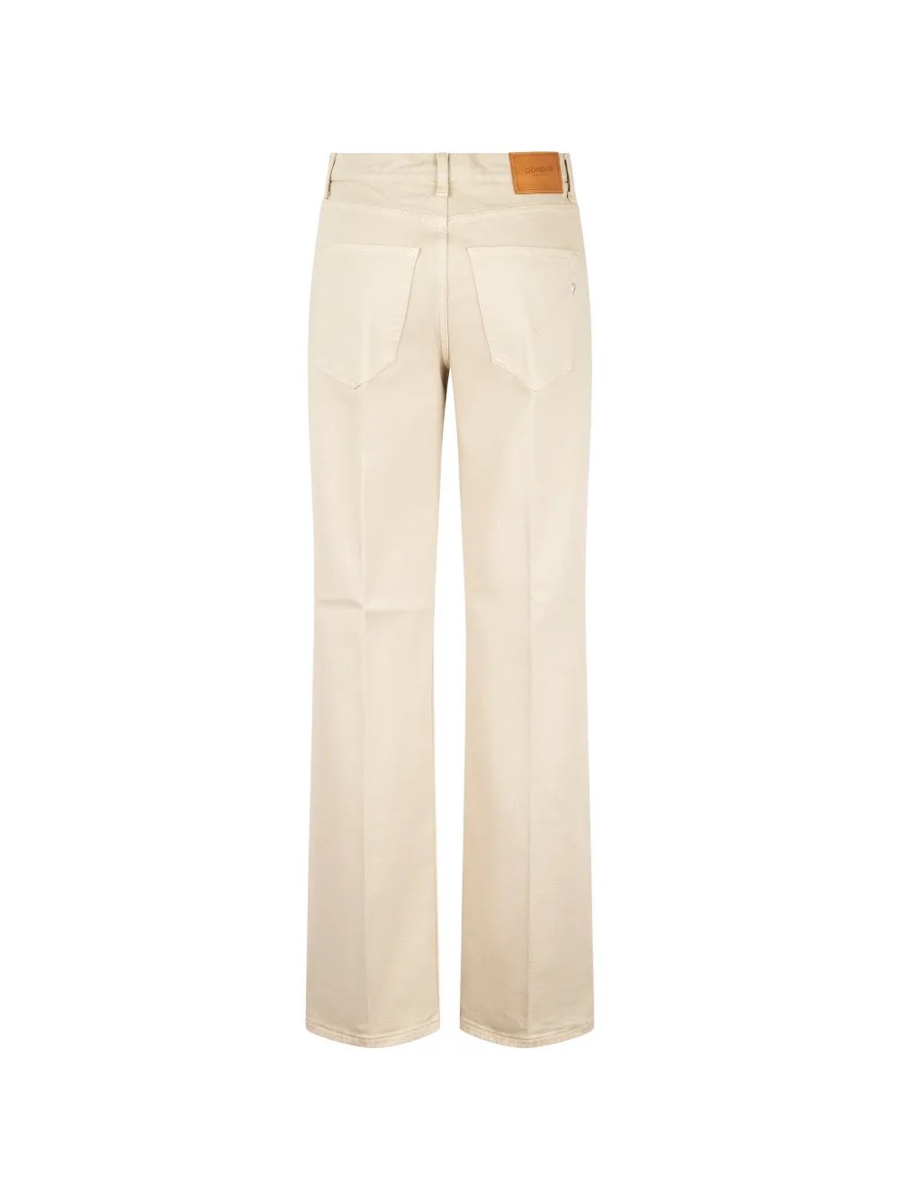 DONDUP Broek met logopatch Beige