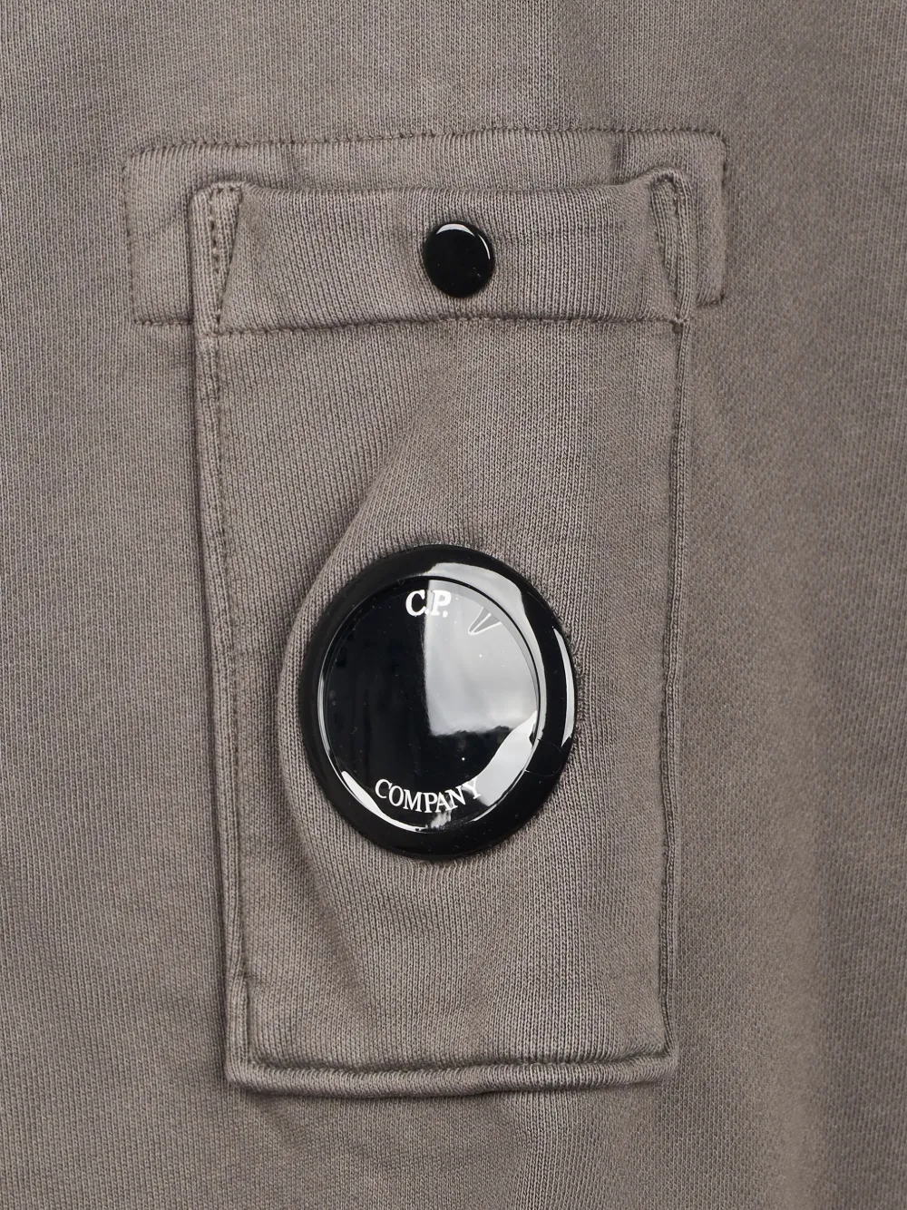 C.P. Company Sweater met ronde hals en zak Grijs
