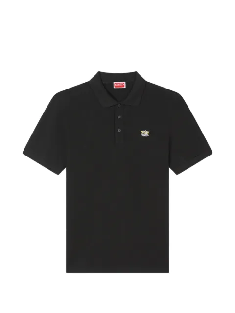 Kenzo logo-appliqué cotton polo shirt