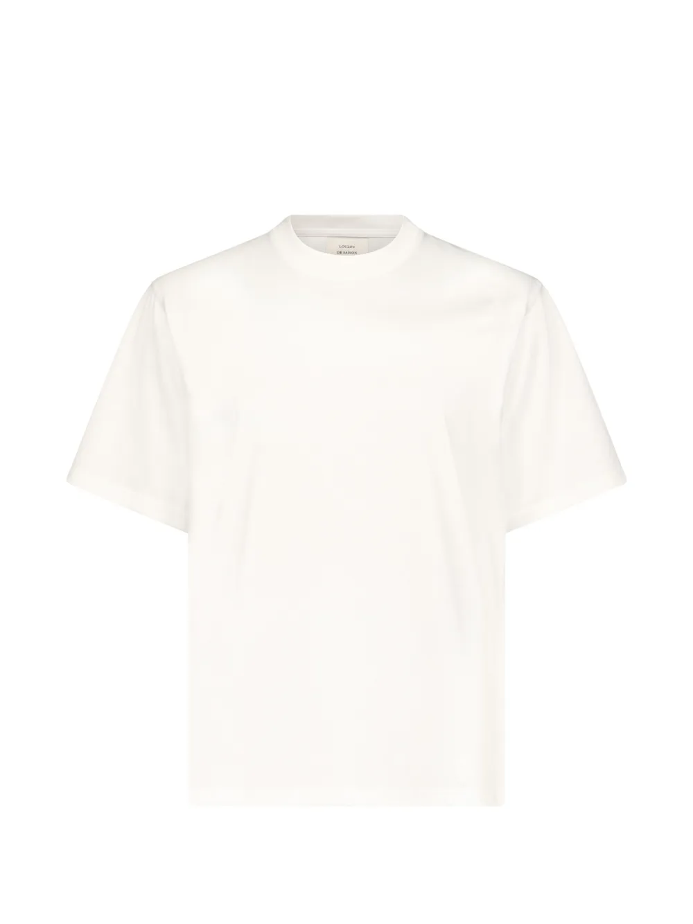 LouLou de Saison T-Shirt mit Rundhalsausschnitt - Weiß