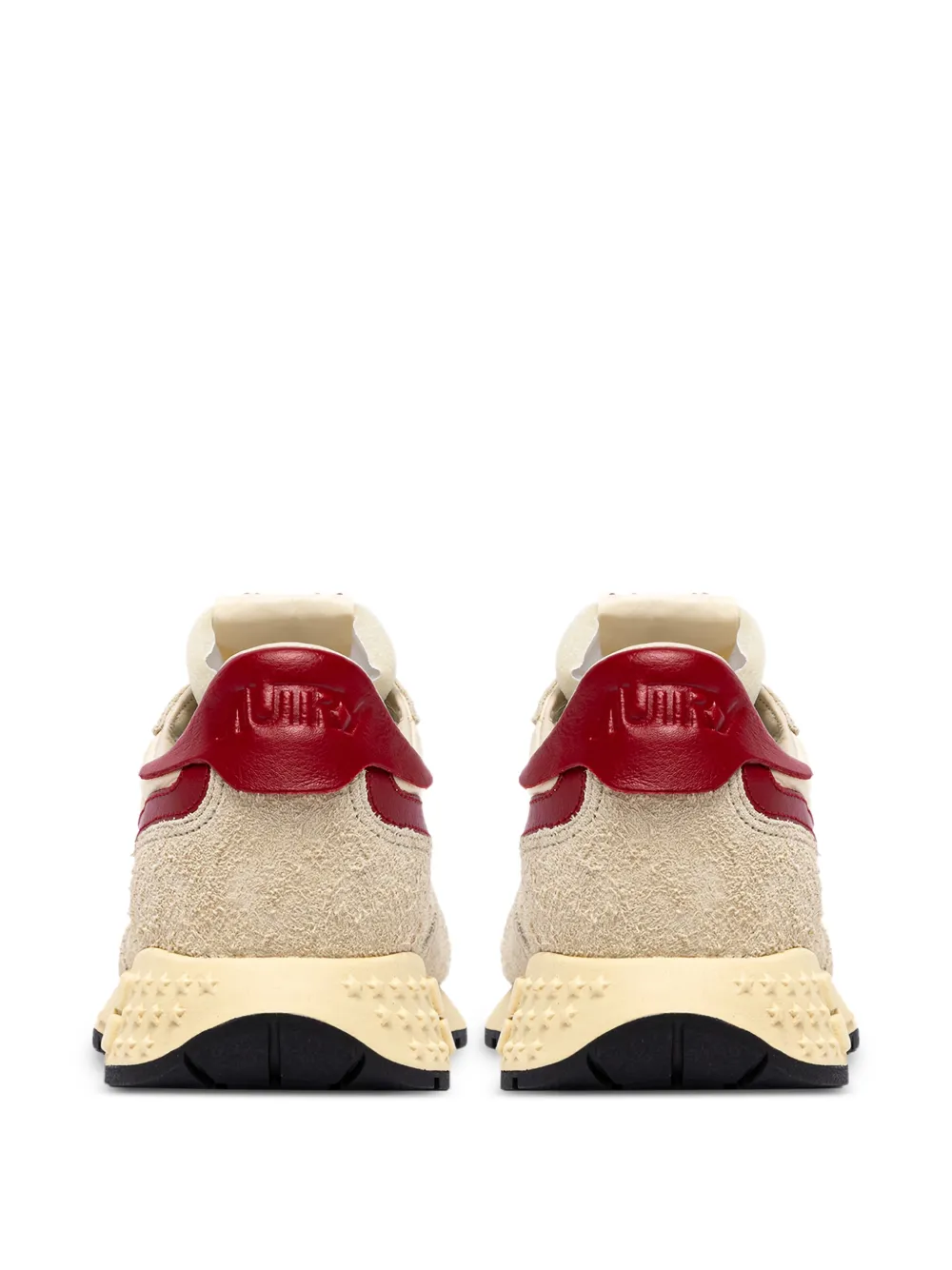 Autry Reelwind sneakers met suède-detail Beige