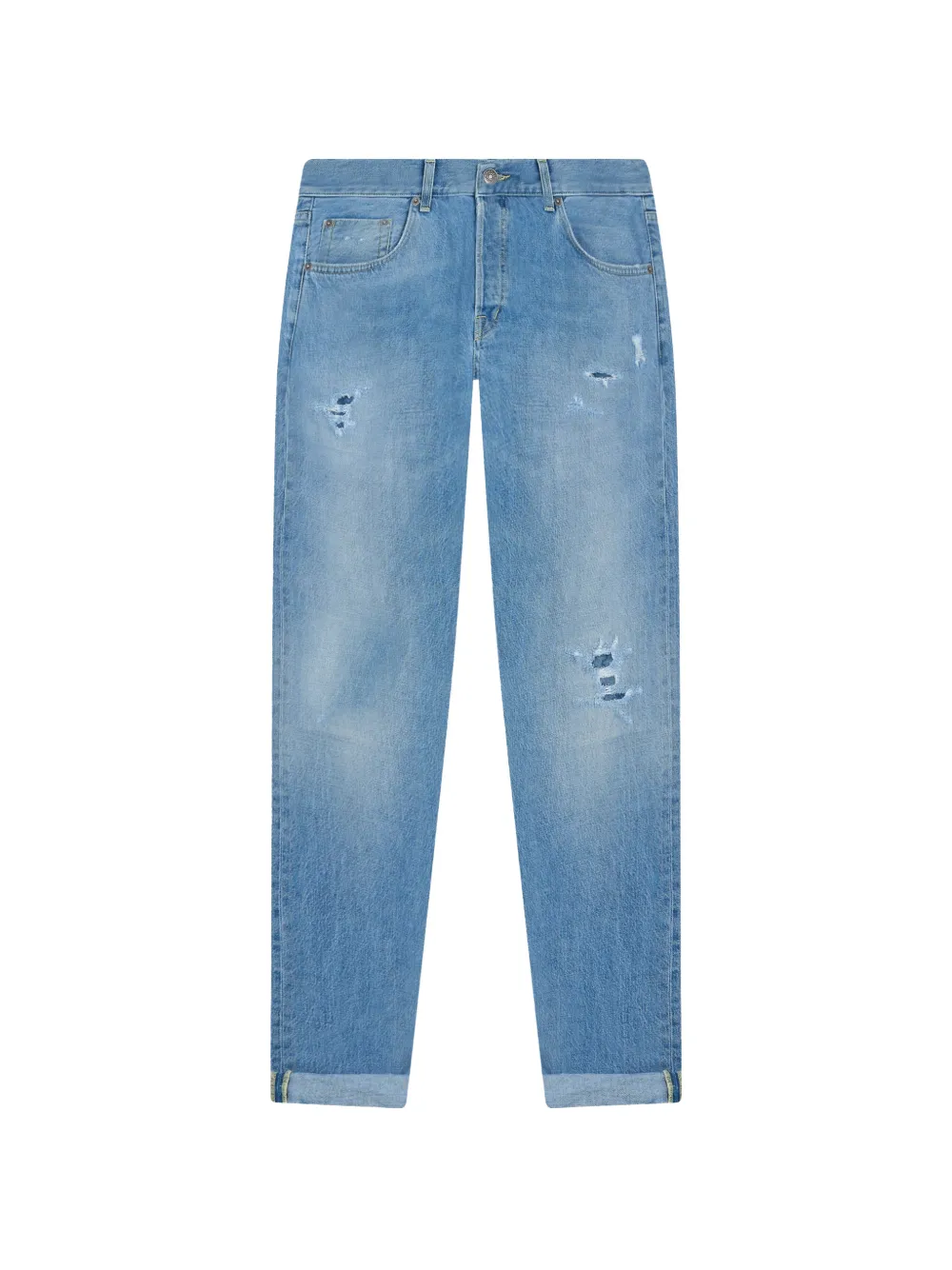 DONDUP Jeans con effetto vissuto - Blu