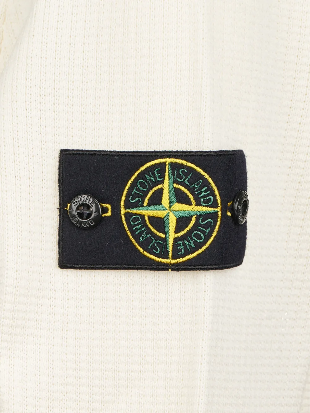 Stone Island Trui met logopatch Beige