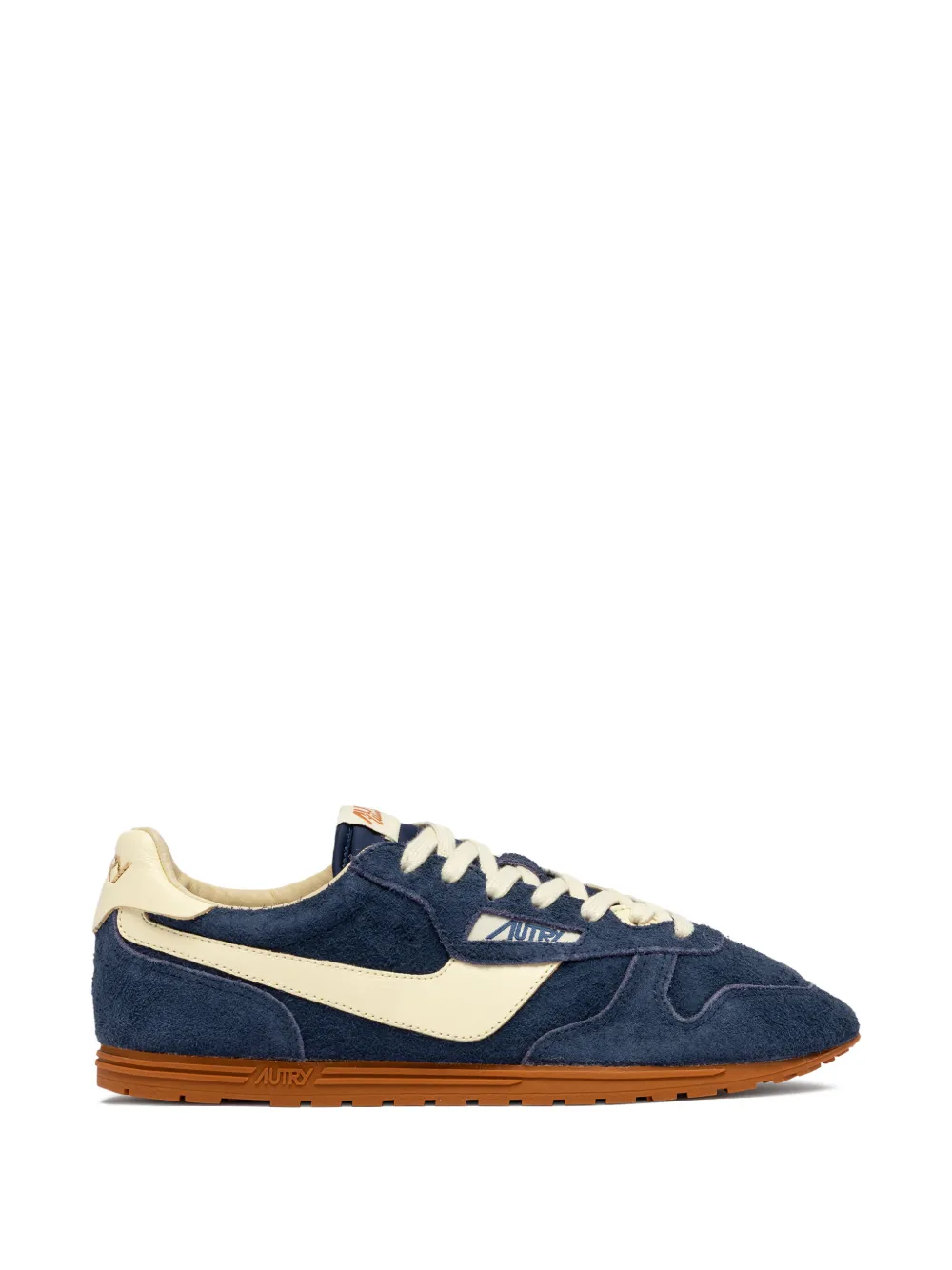 Autry Windspin suede panelled sneakers | Blue | Image 1
