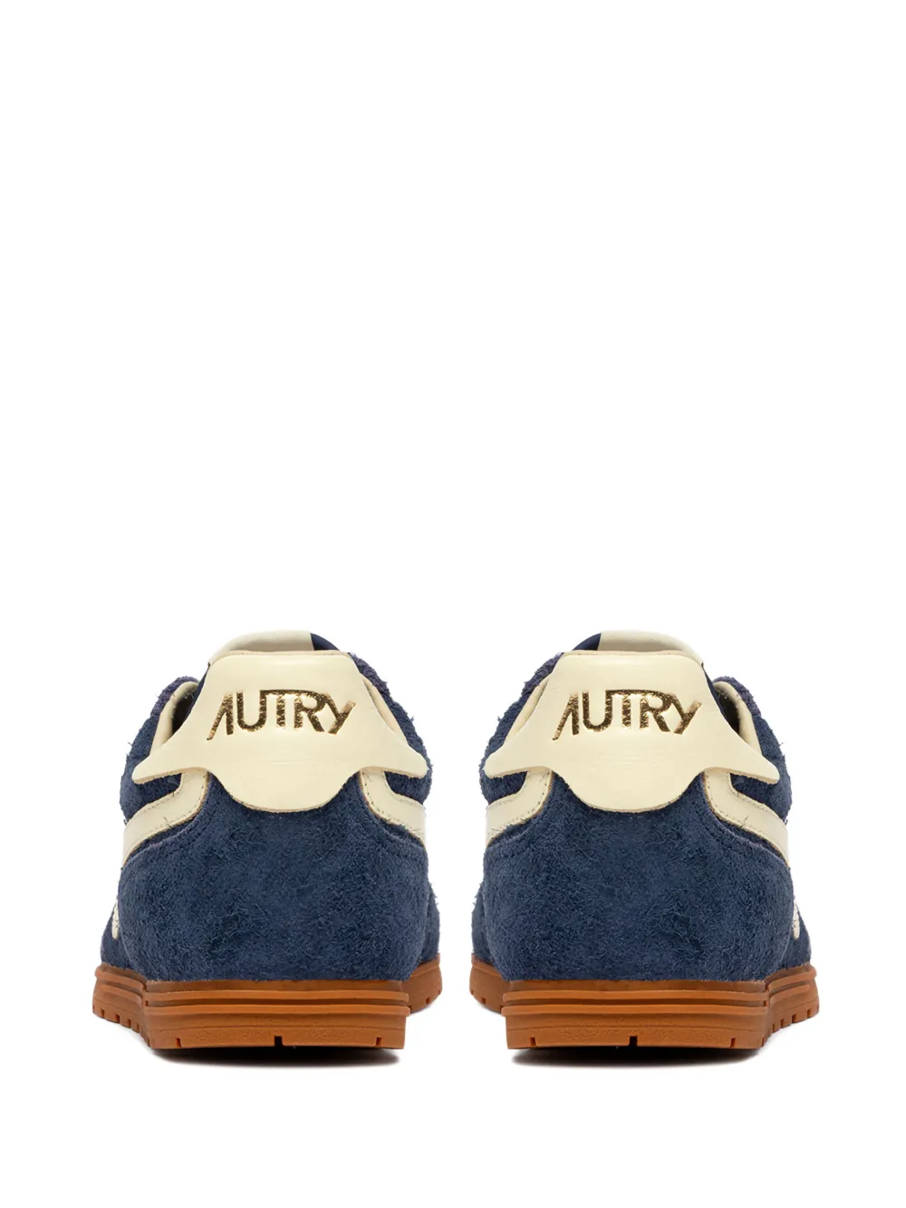 Autry Windspin sneakers met suède vlakken Blauw