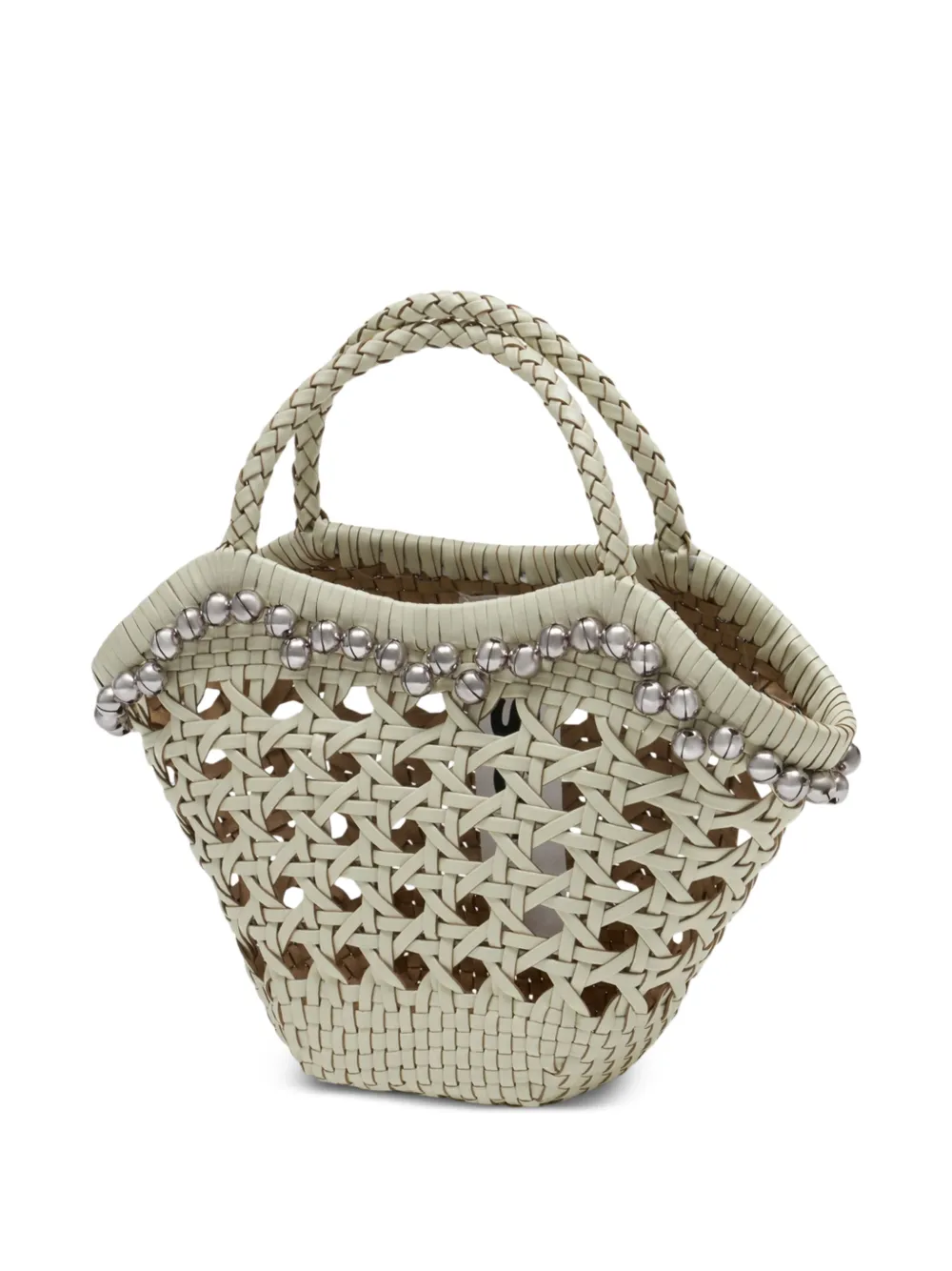  Osoi Lip Braided-handle Tote Bag - Neutrals 