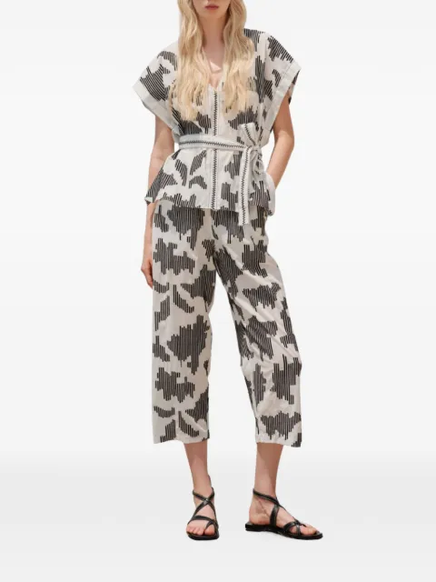 Devotion Orenda patterned cropped trousers