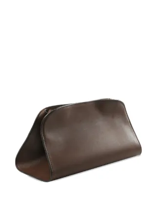 The Row Peggy クラッチバッグ | ブラウン | FARFETCH JP