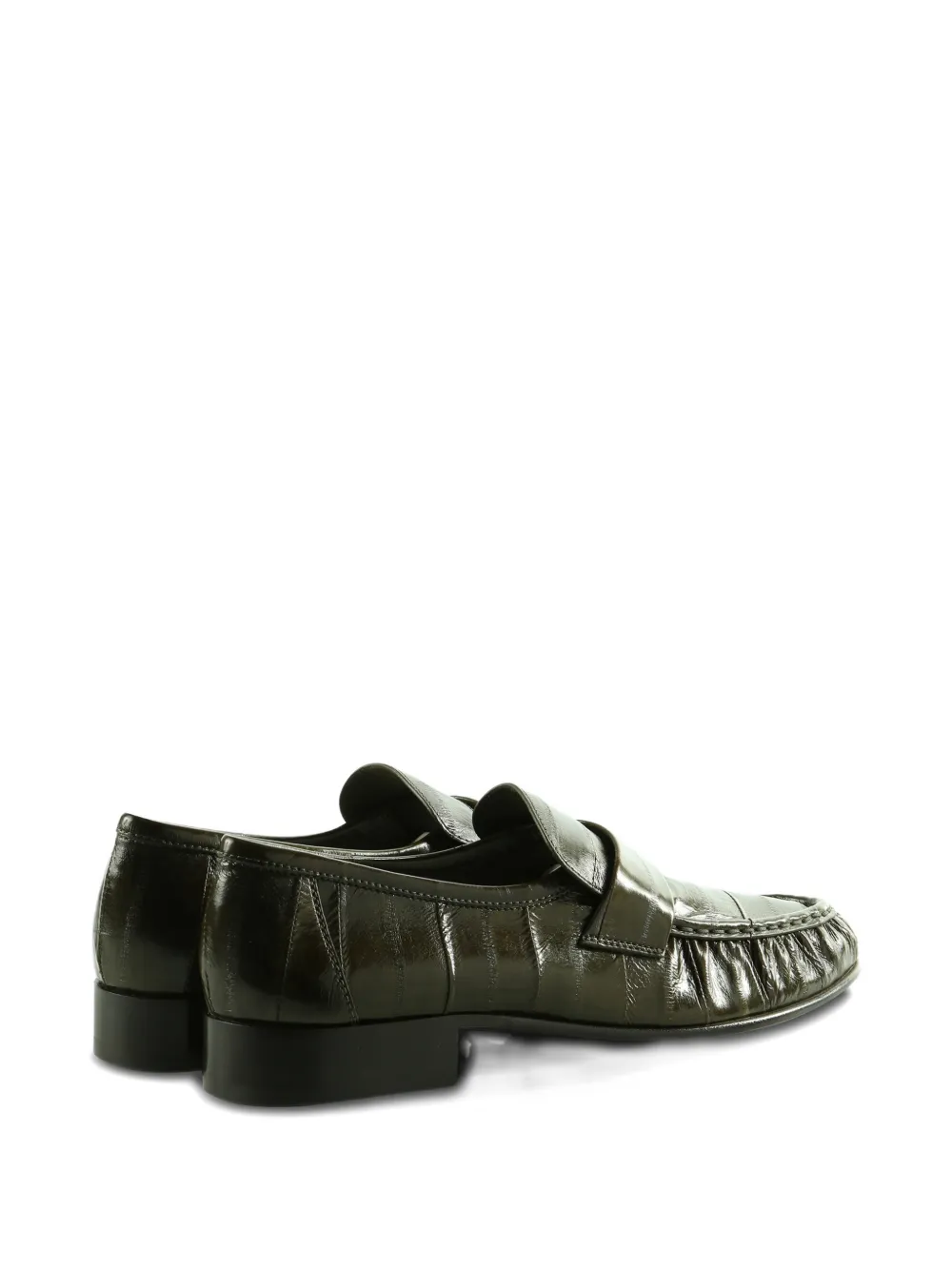 The Row textured loafers Groen