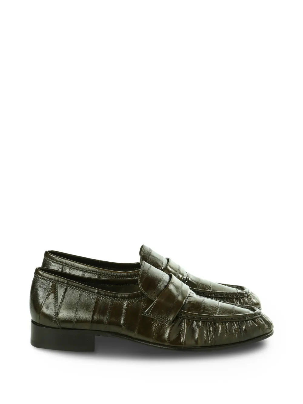 The Row textured loafers - Verde