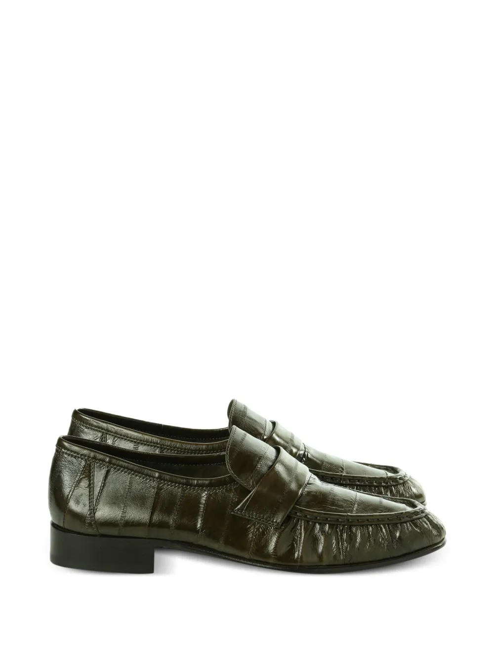 The Row textured loafers - Verde