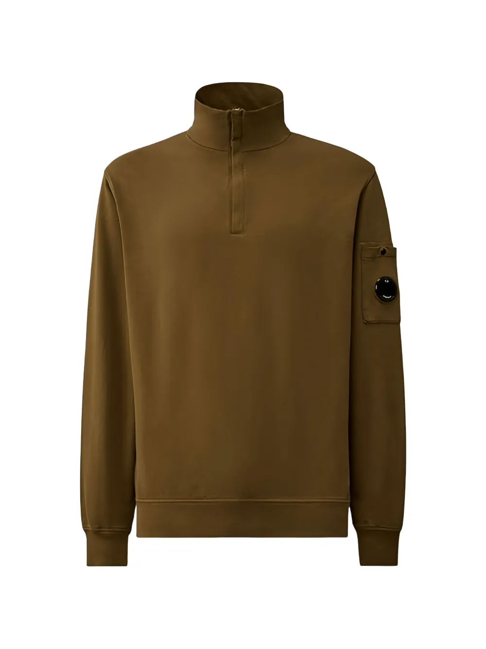 C.P. Company polo-collar sweatshirt - Marrone