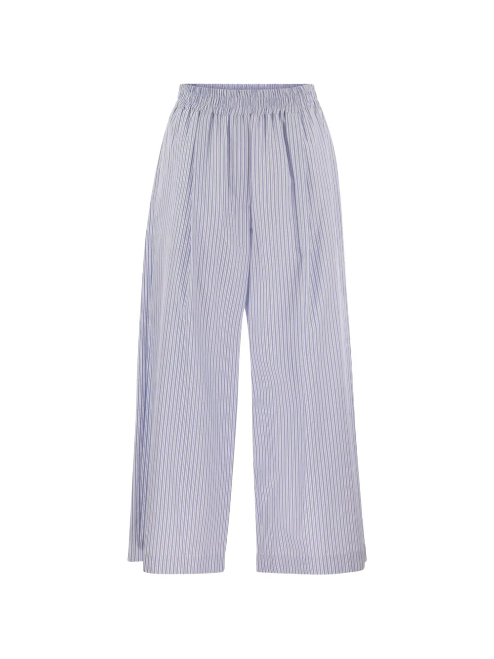 Weekend Max Mara striped cropped trousers - Blu