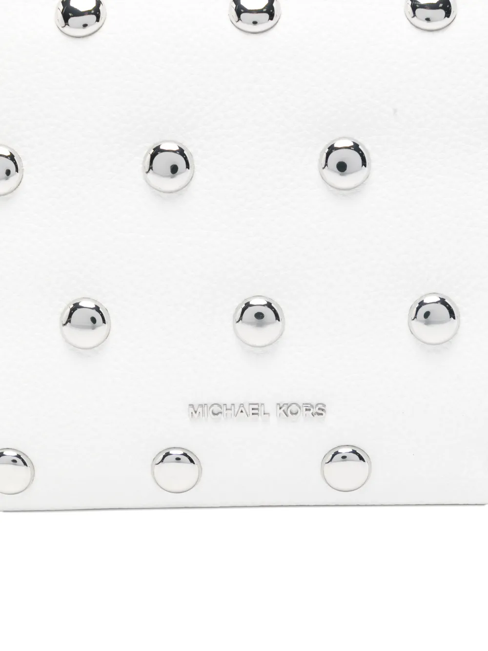 Michael Kors Schoudertas met studs Wit