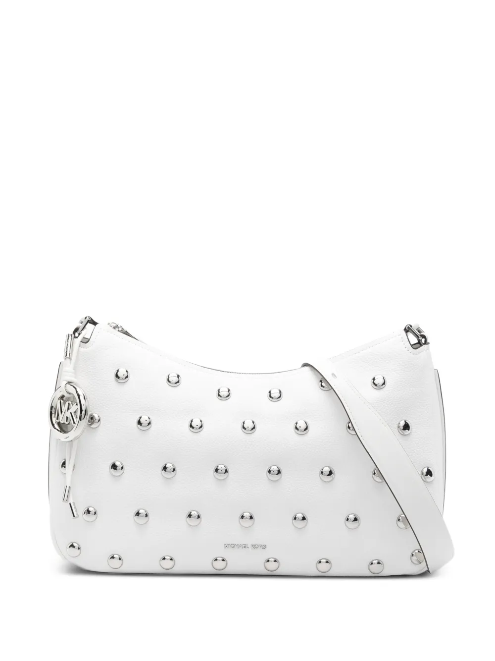 Michael Kors studded shoulder bag - Bianco