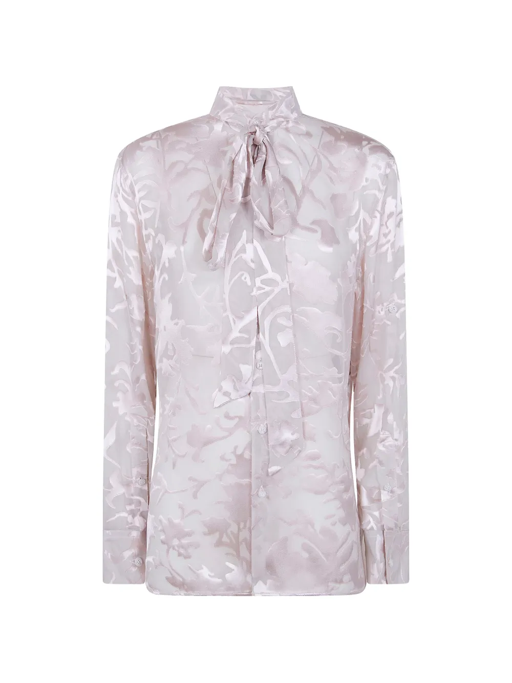 Ann Demeulemeester Hemd mit Schleifenverschluss - Rosa