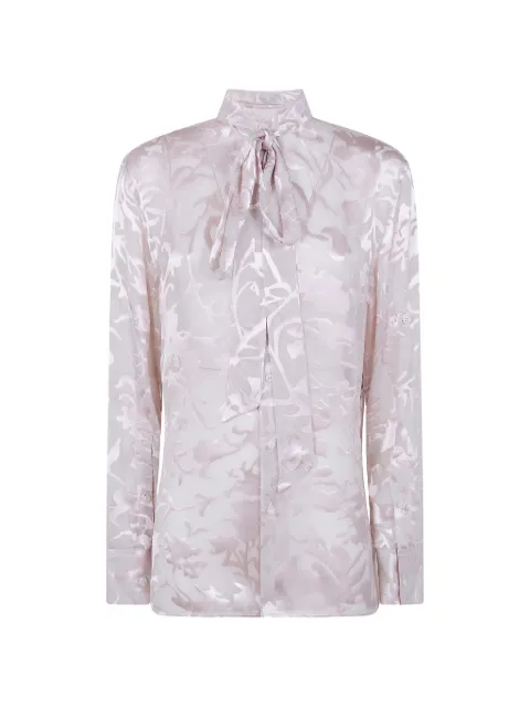 Ann Demeulemeester camisa con cierre de lazo