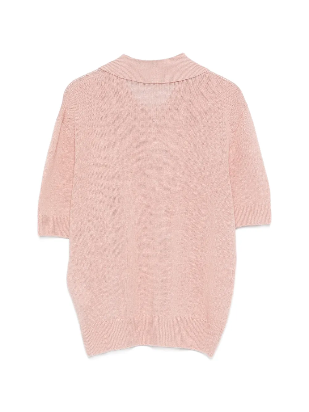  Seventy Buttoned Polo Top - Pink 