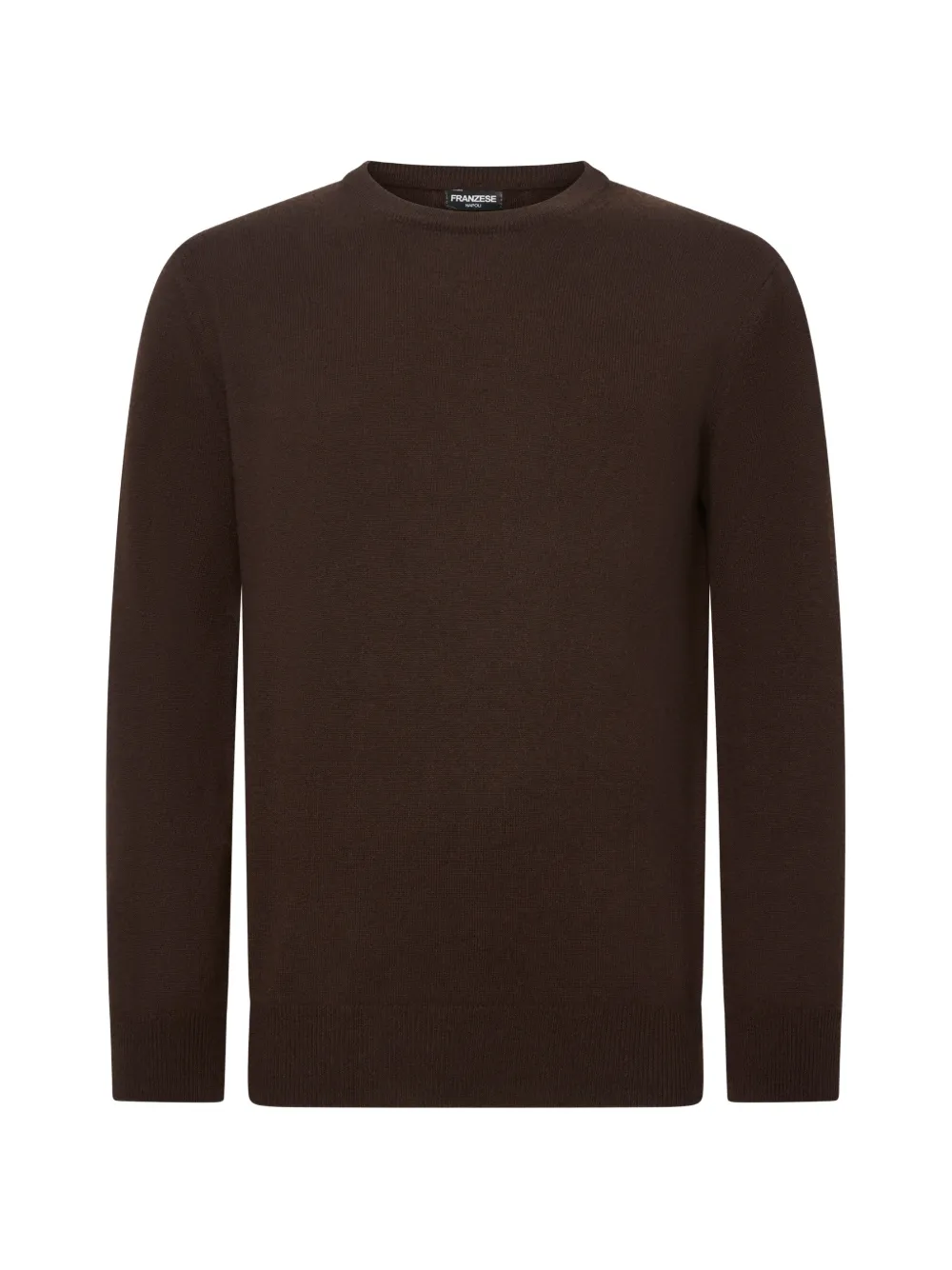 FRANZESE COLLECTION ribbed crew-neck cashmere sweater - Marrone