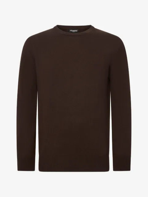 FRANZESE COLLECTION ribbed crew-neck cashmere sweater