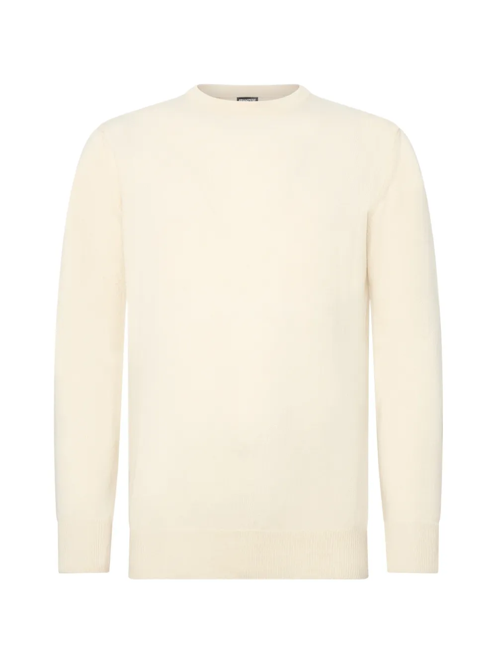 FRANZESE COLLECTION ribbed crew-neck sweater - Toni neutri