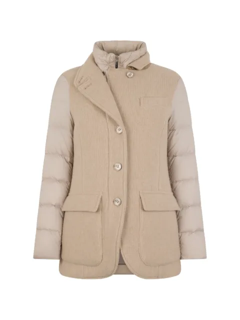 Moorer jacka med hög krage