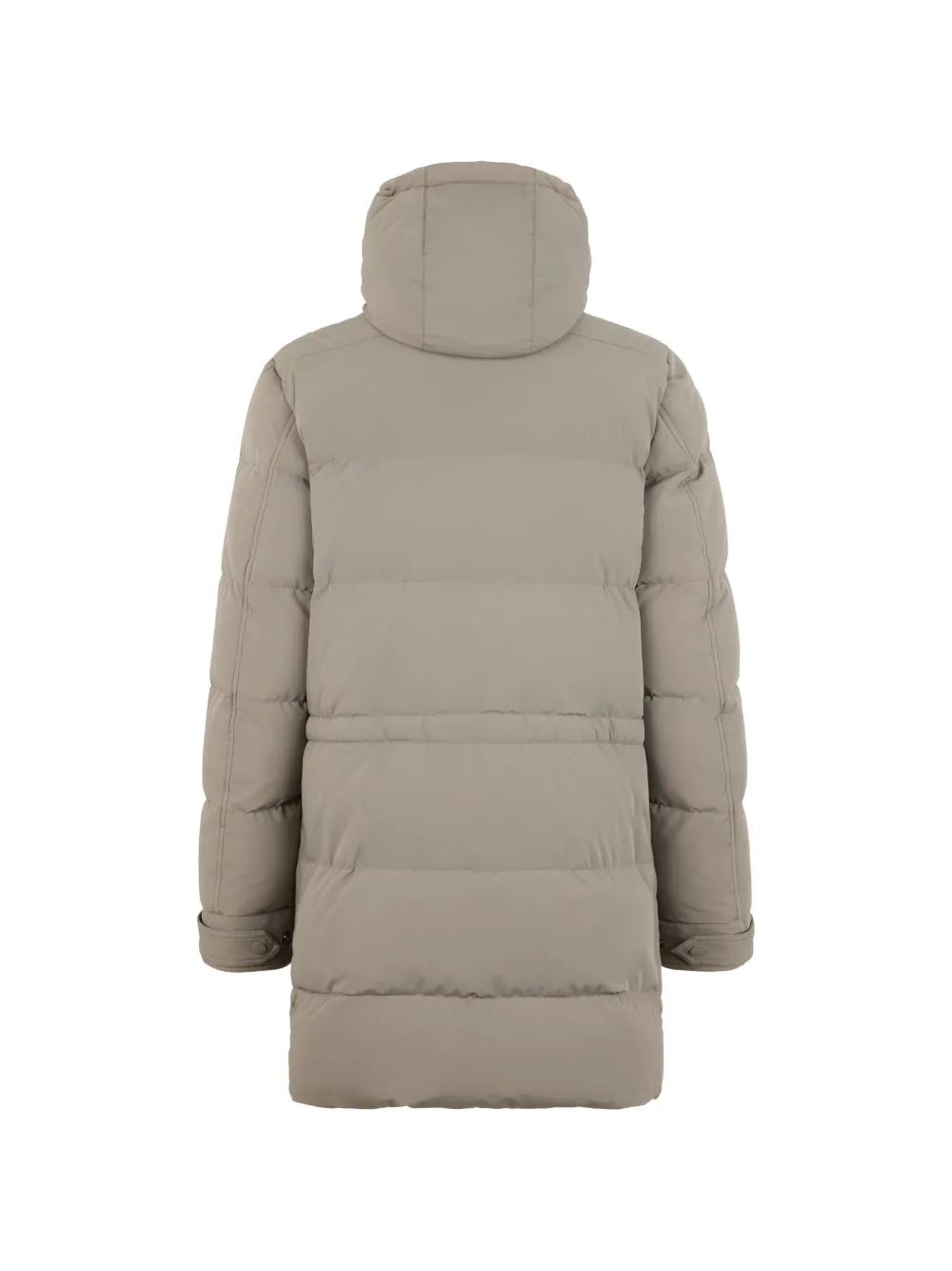 Moorer hooded padded coat - Beige