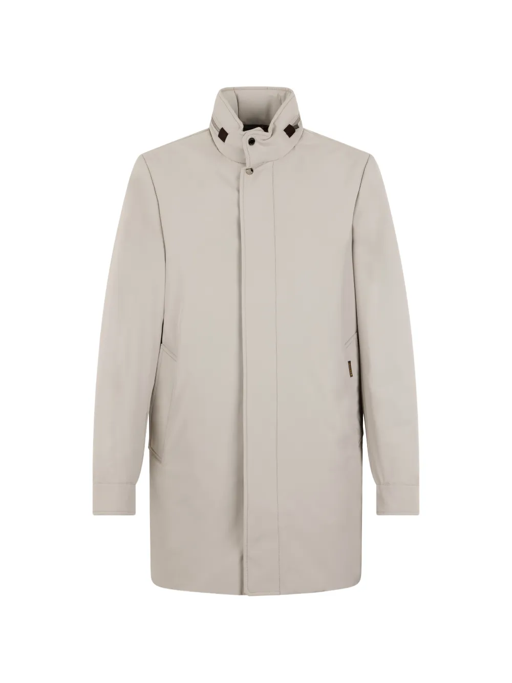 Moorer Bracci-SKT zip coat | Neutrals | Image 1