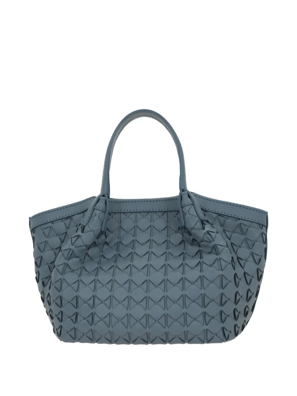 Serapian mini Secret leather tote bag - Blauw