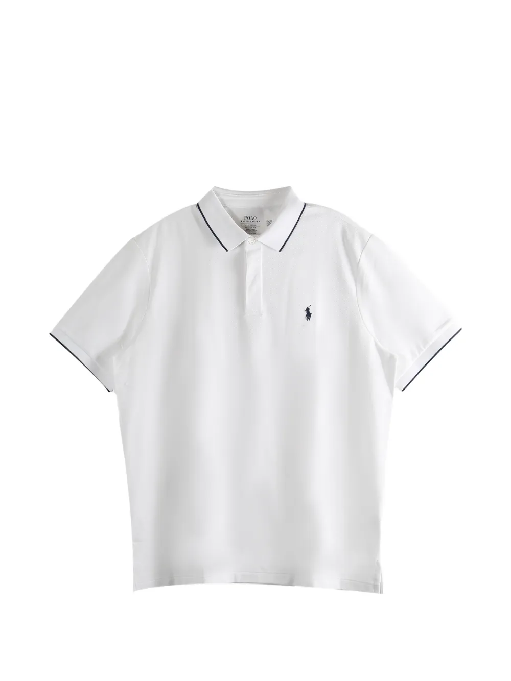 Polo Ralph Lauren piped short-sleeve T-shirt - Weiß